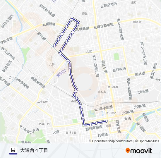 ３７ Bus Line Map
