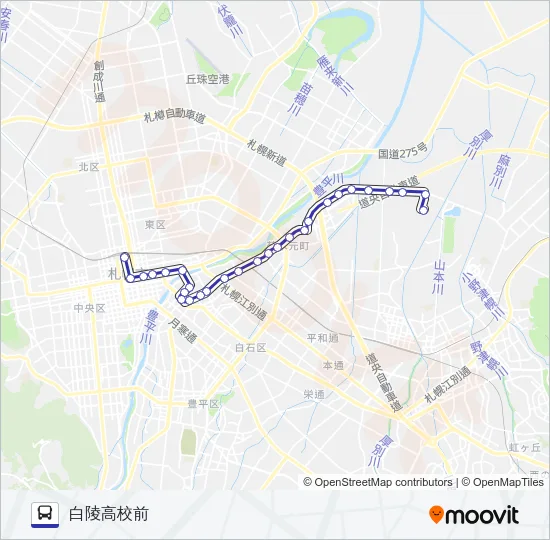 ７ Bus Line Map