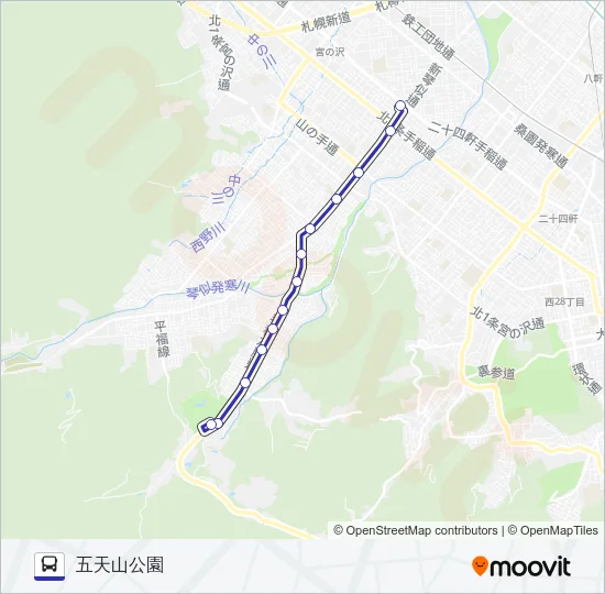 発４１ Bus Line Map