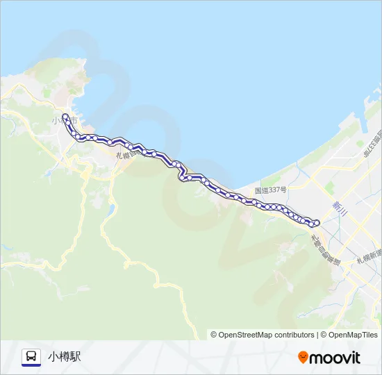 手６５ Bus Line Map