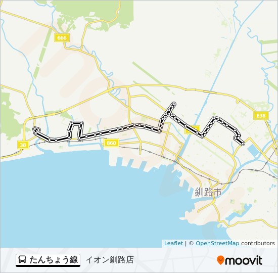 たんちょう線 Route Schedules Stops Maps イオン釧路店