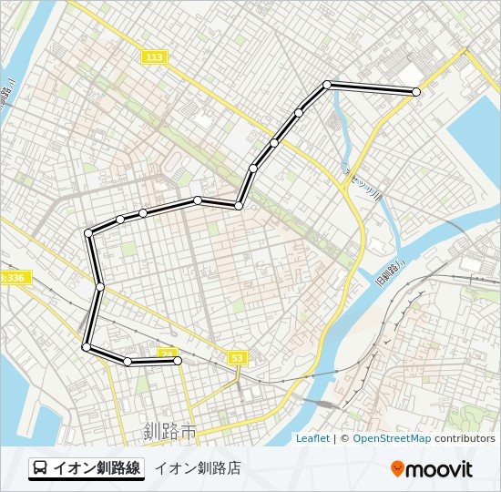 イオン釧路線 Route Schedules Stops Maps イオン釧路店