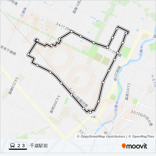 Route Schedules Stops Maps 千歳駅前 Updated