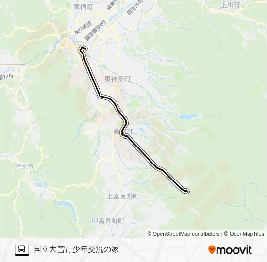 ３９番 Bus Line Map