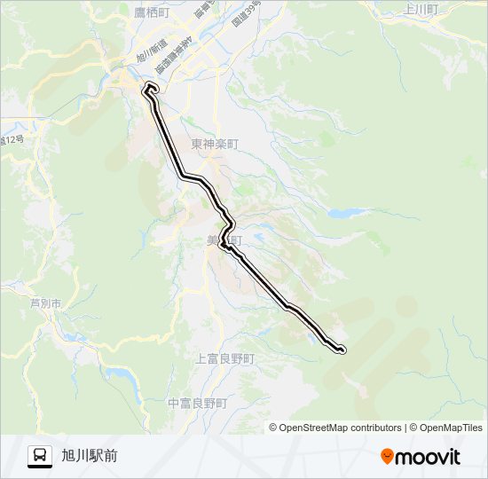 ３９番 バスの路線図