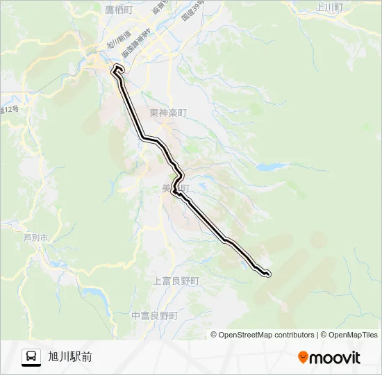 ３９番 Bus Line Map