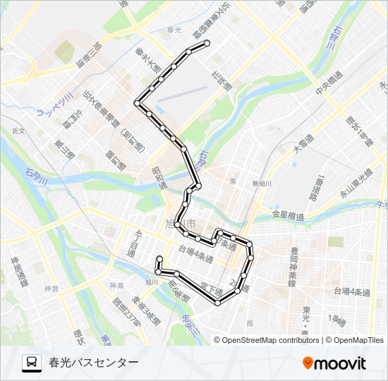 春光 bus Line Map