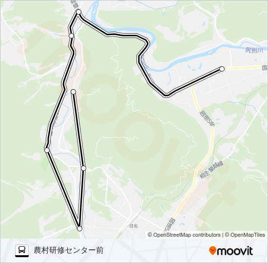 ３号路線 バスの路線図