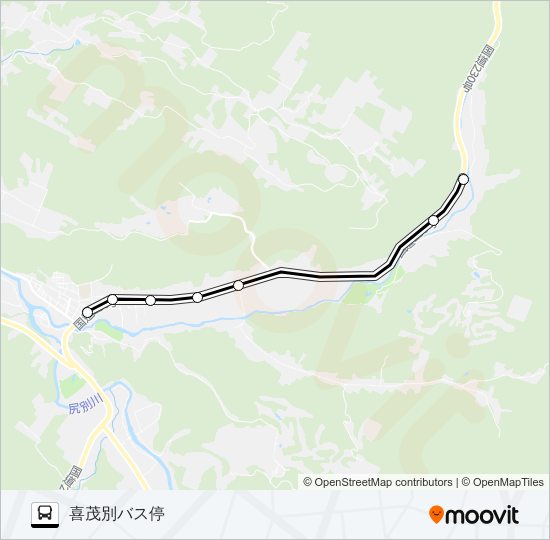 栄 バスの路線図