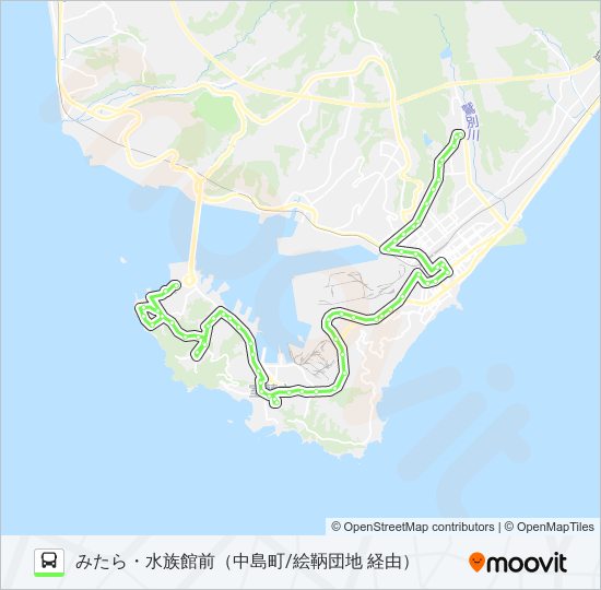 9 みたら bus Line Map