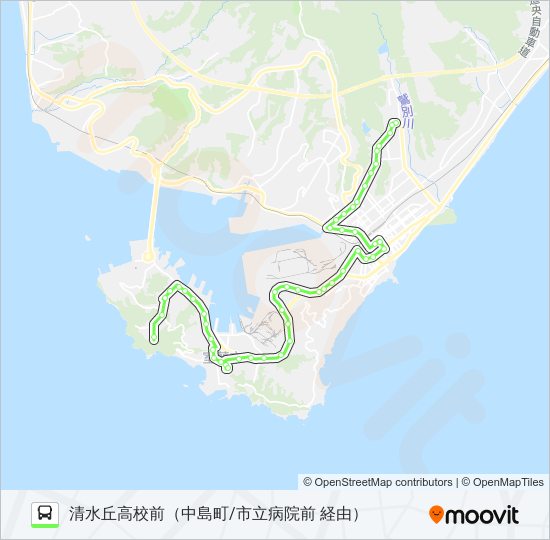 9 みたら bus Line Map