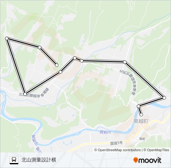 ４号路線 Bus Line Map