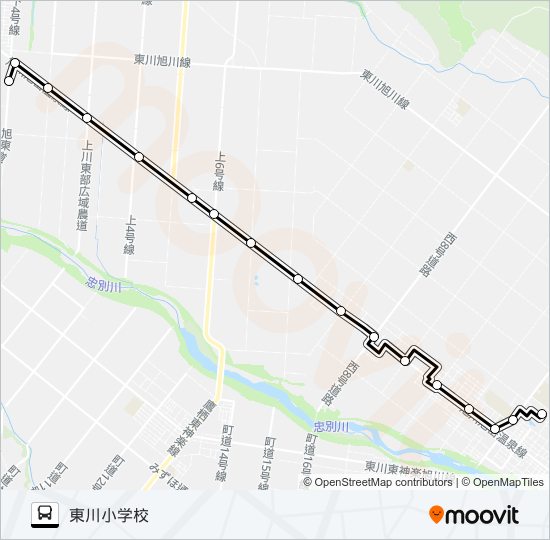 ６２番 バスの路線図