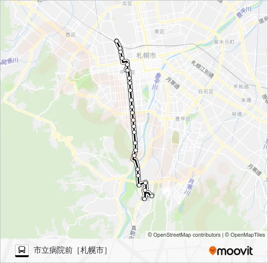 南４ Bus Line Map