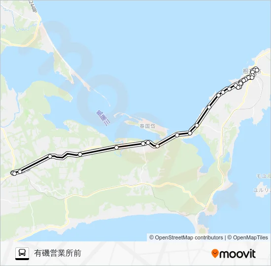 Atsubetsu Line Bus Line Map