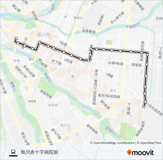 ９４番 bus Line Map