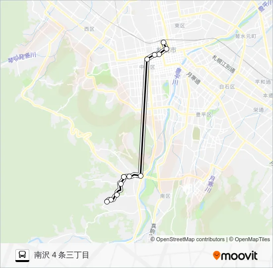 Commuter Liner Bus Line Map