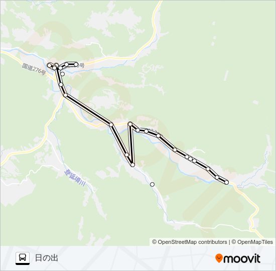 双葉線 Bus Line Map