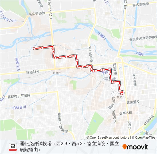 17 バスの路線図