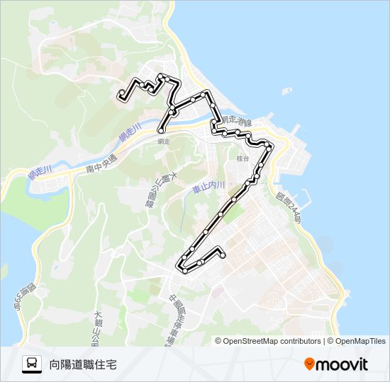 羽衣線 Busの路線図