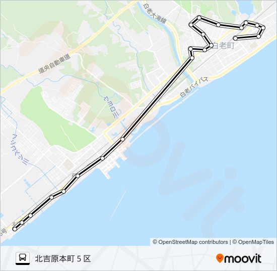 鉄南線 bus Line Map