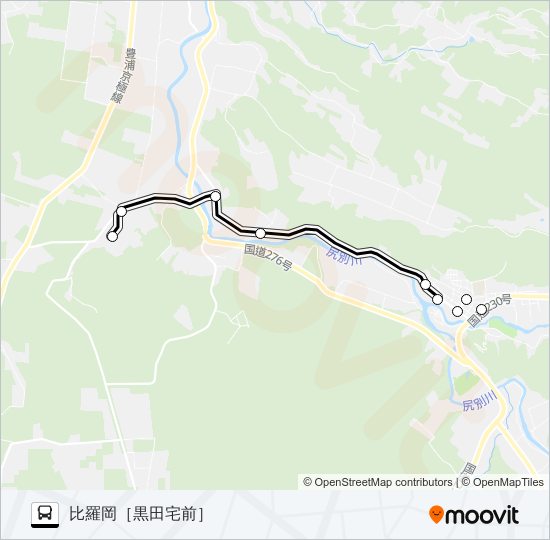 留産 Bus Line Map