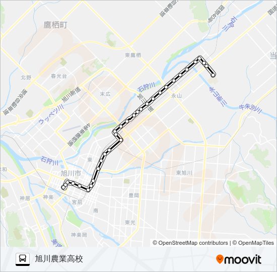 ７８番 バスの路線図