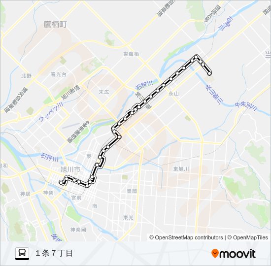 ７８番 バスの路線図