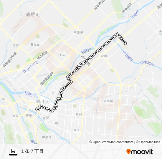 ７８番 Bus Line Map