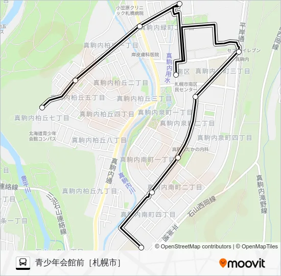 南８４ Bus Line Map