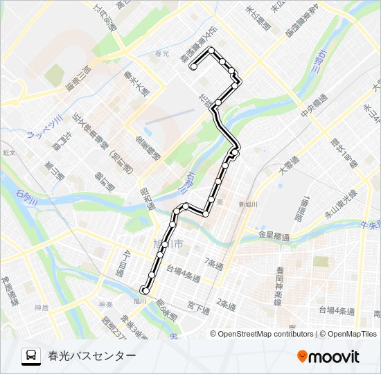 末広 Busの路線図