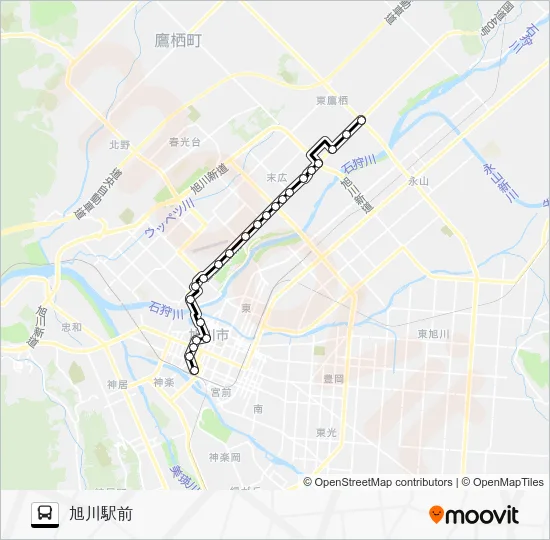１１番 Bus Line Map