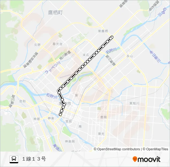 １１番 Bus Line Map