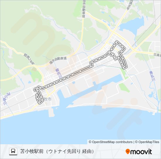 26 沼ノ端線 バスの路線図