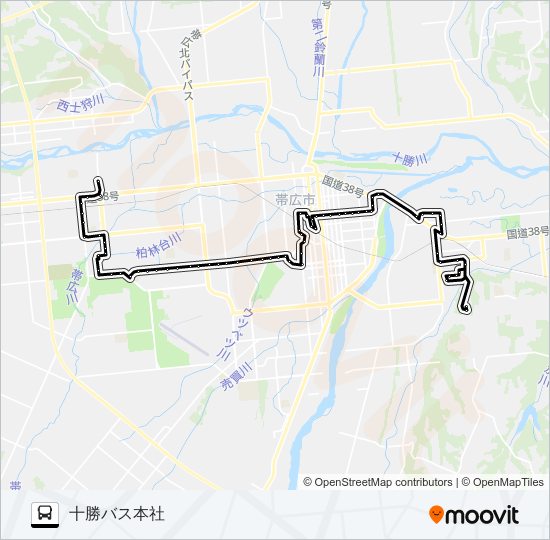 南商 Bus Line Map