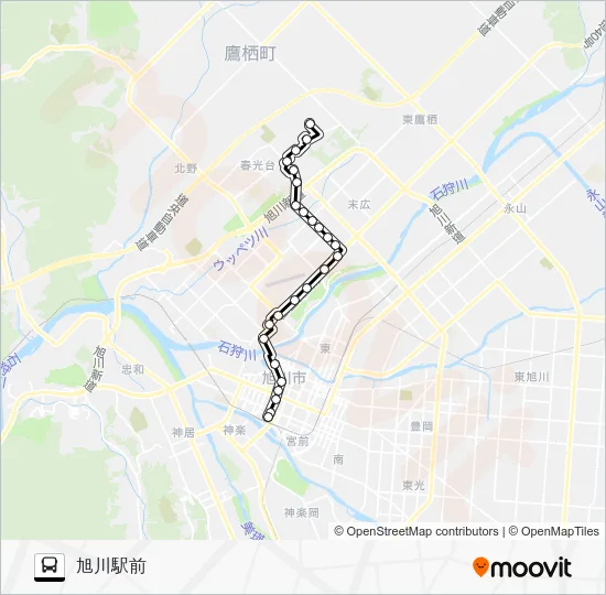 ２６番 Bus Line Map