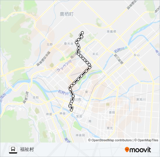 ２６番 バスの路線図