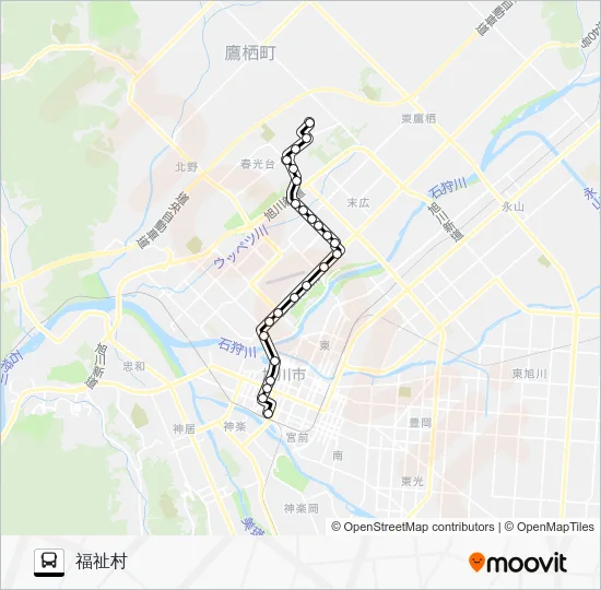 ２６番 Bus Line Map