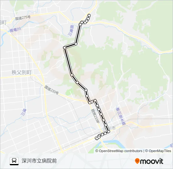 多度志線 Bus Line Map