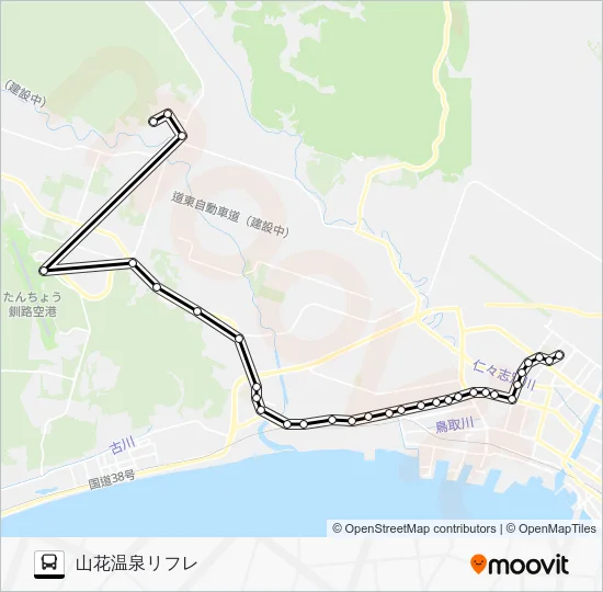 イオンリフレ線 Bus Line Map