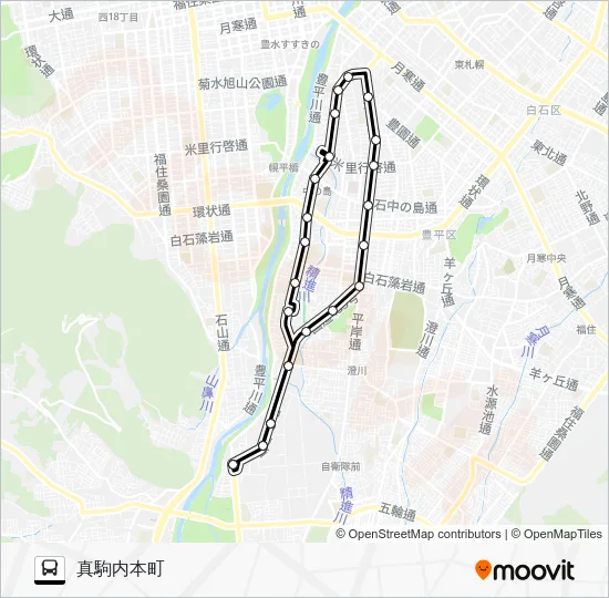 環５６ Bus Line Map