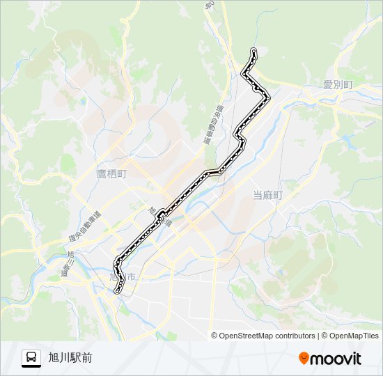 ３２番 Bus Line Map