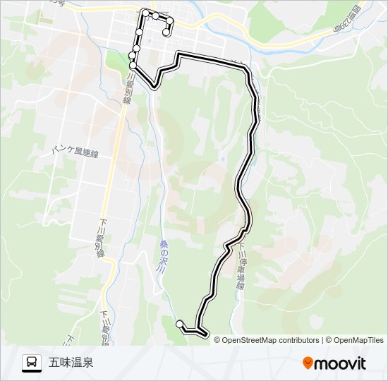 班渓線 バスの路線図