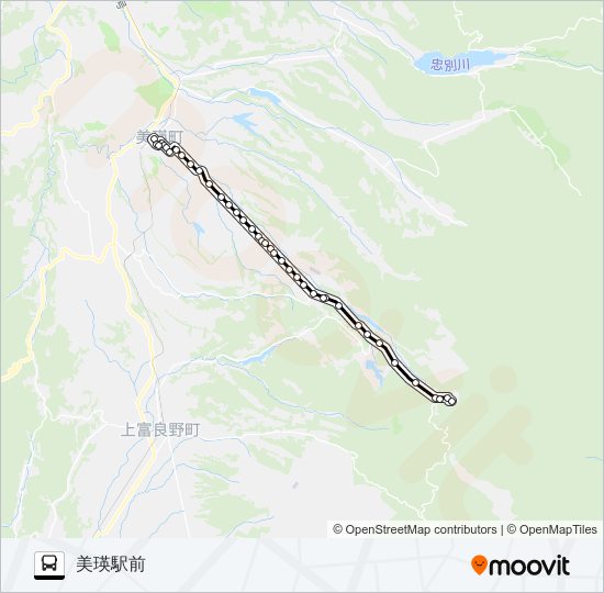 ４２番 Bus Line Map