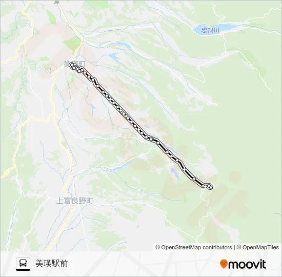 ４２番 バスの路線図
