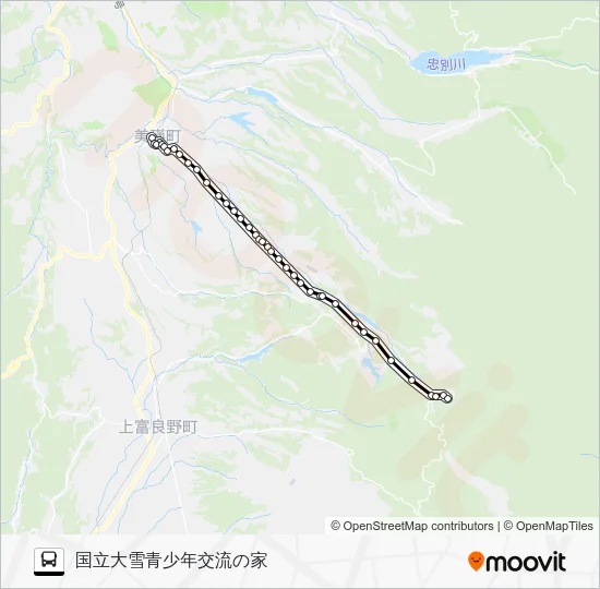 ４２番 バスの路線図