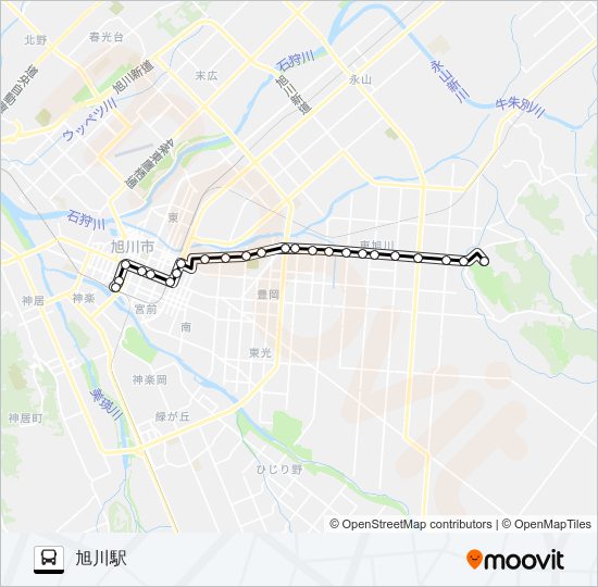 ４７番 バスの路線図