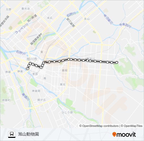 ４７番 バスの路線図