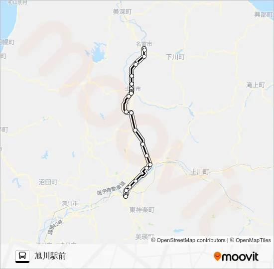 １番 Bus Line Map