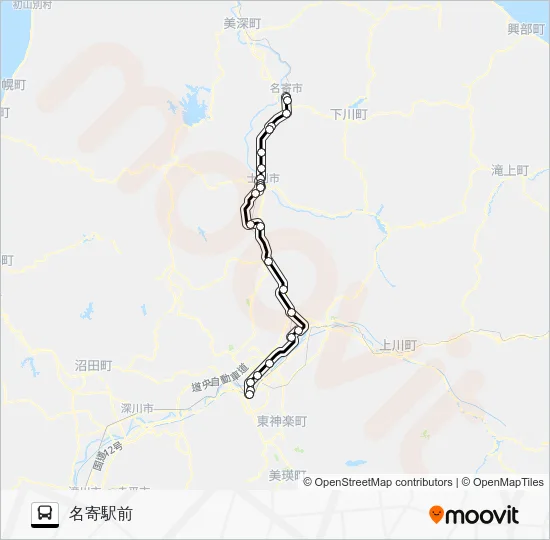１番 Bus Line Map